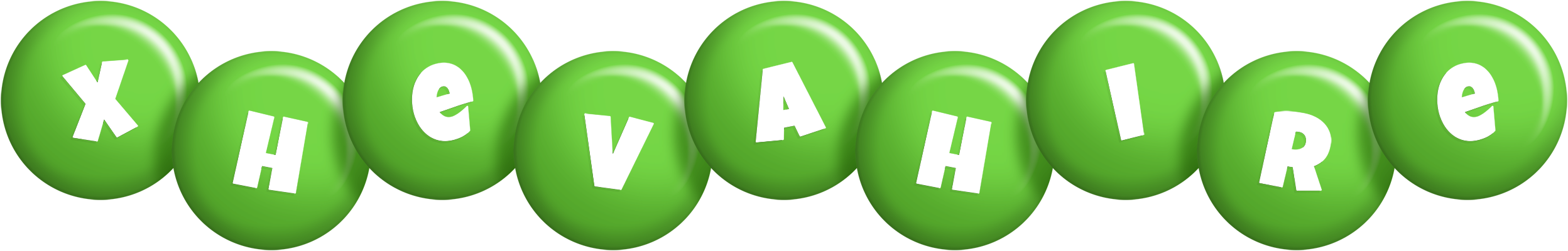 Xhevahire candy-green logo