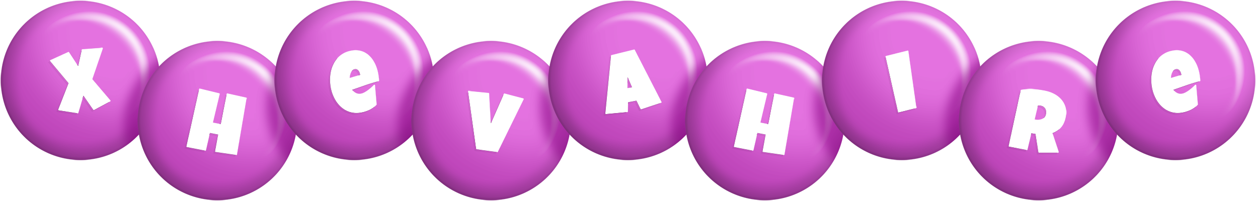Xhevahire candy-purple logo