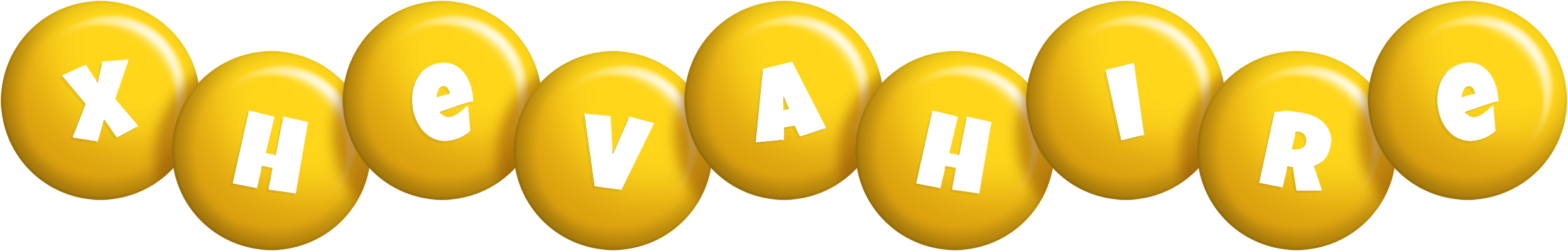 Xhevahire candy-yellow logo