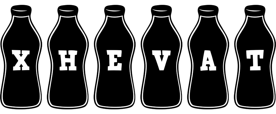Xhevat bottle logo