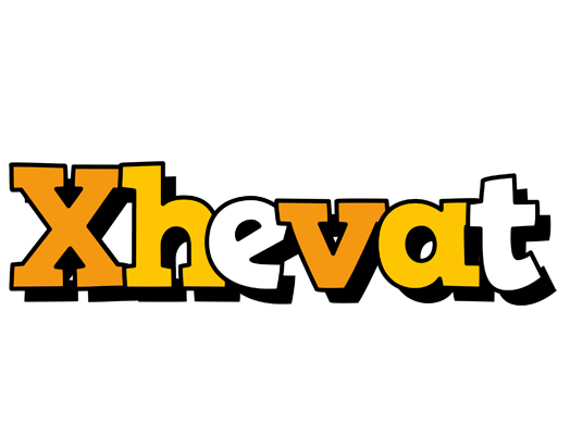 Xhevat cartoon logo