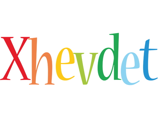 Xhevdet birthday logo