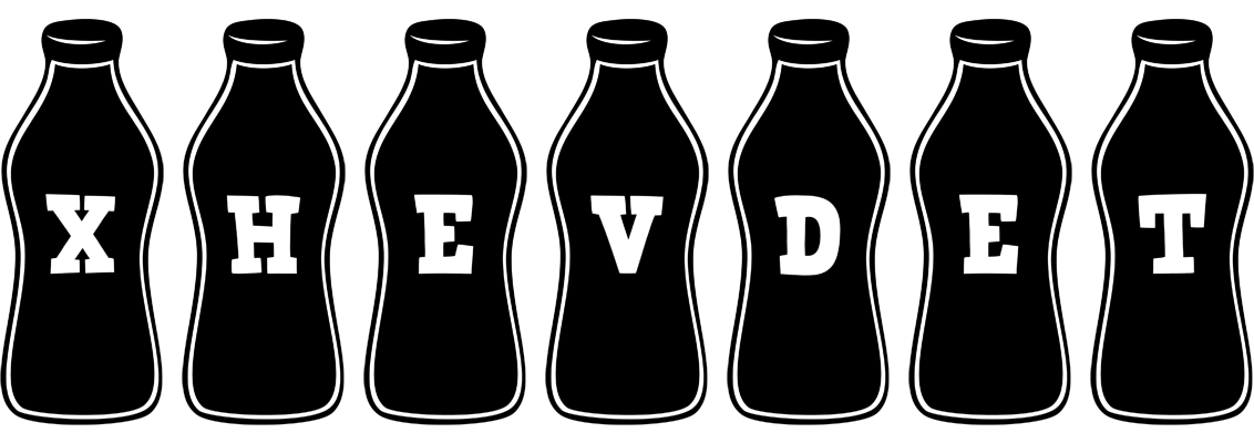 Xhevdet bottle logo