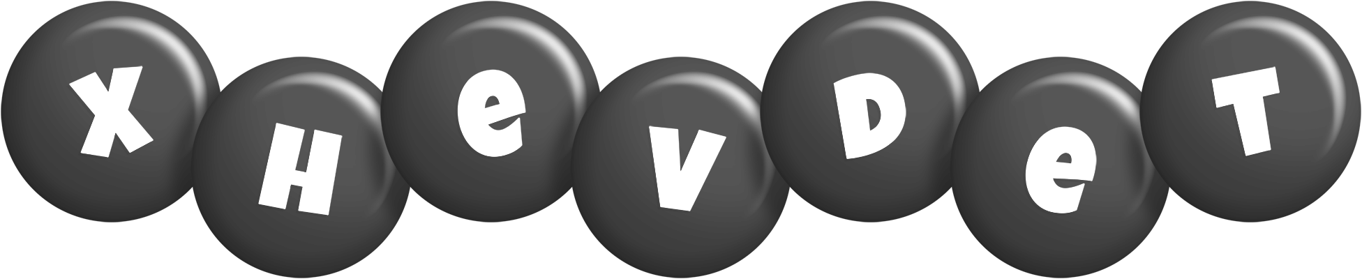 Xhevdet candy-black logo