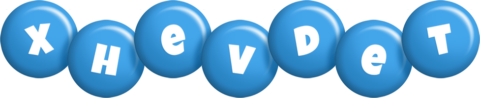 Xhevdet candy-blue logo