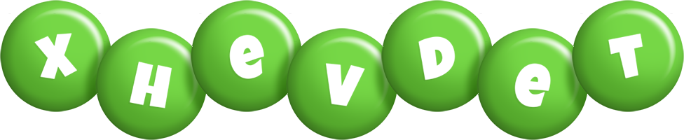 Xhevdet candy-green logo