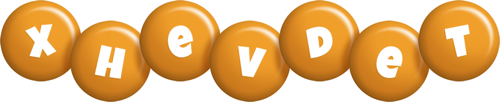 Xhevdet candy-orange logo