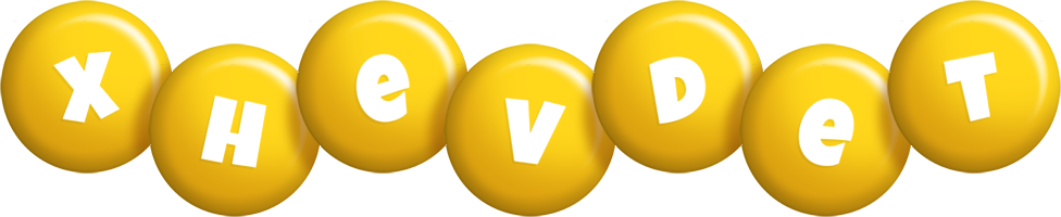 Xhevdet candy-yellow logo