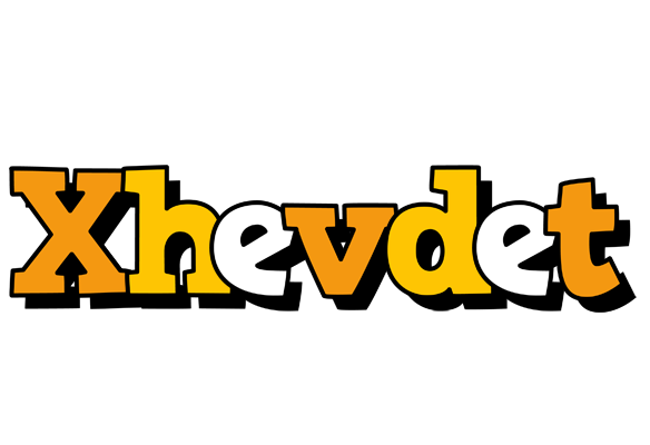 Xhevdet cartoon logo