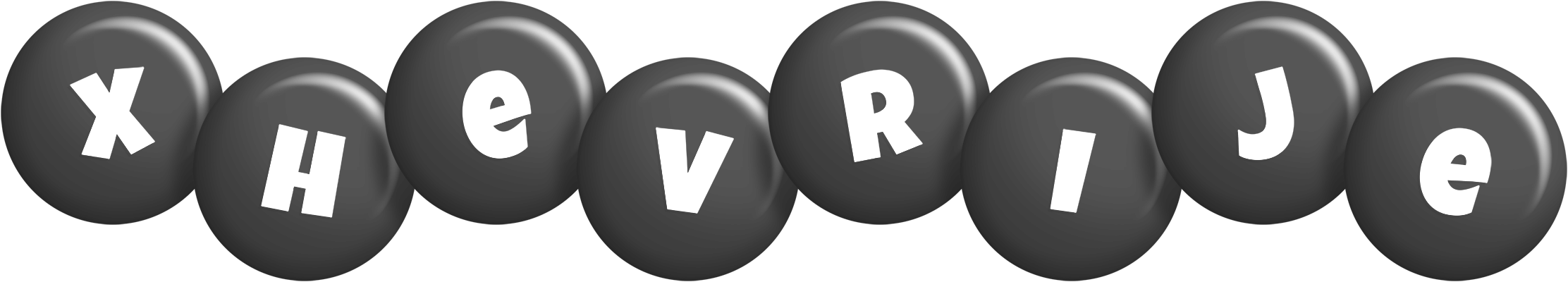 Xhevrije candy-black logo