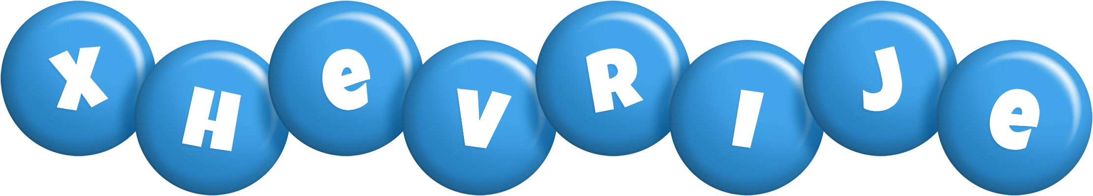 Xhevrije candy-blue logo