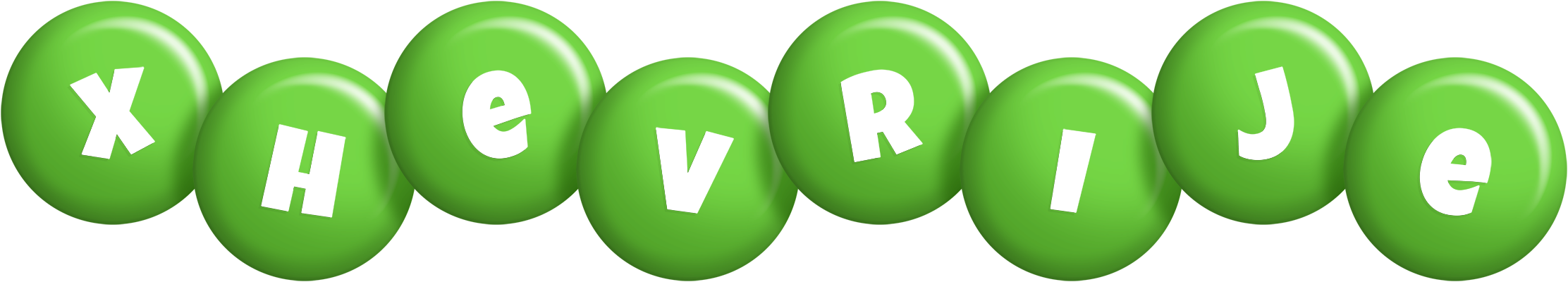 Xhevrije candy-green logo