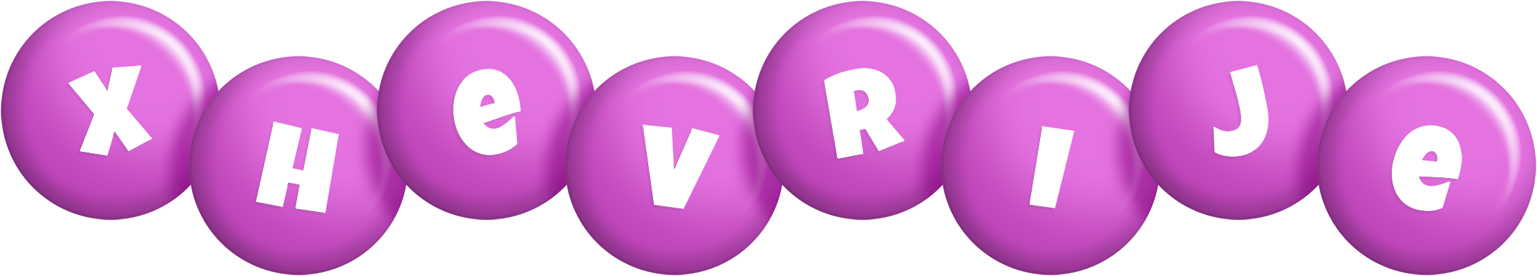 Xhevrije candy-purple logo