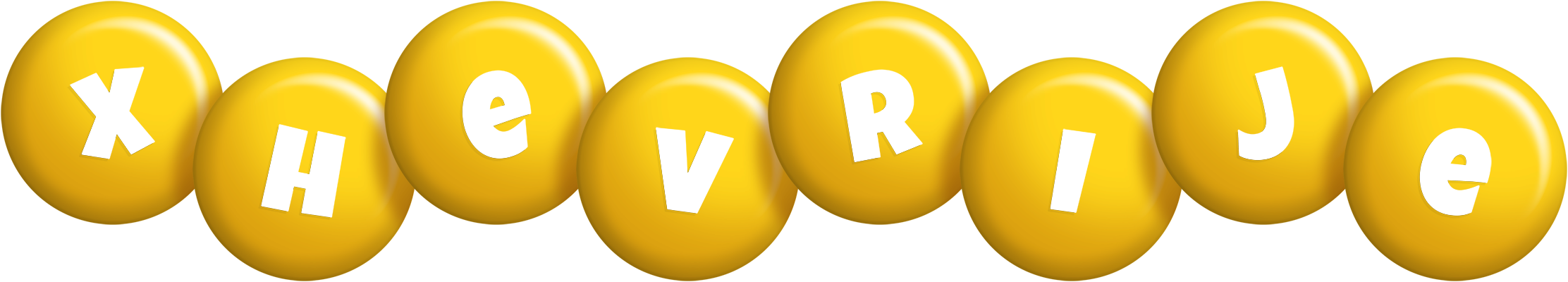 Xhevrije candy-yellow logo