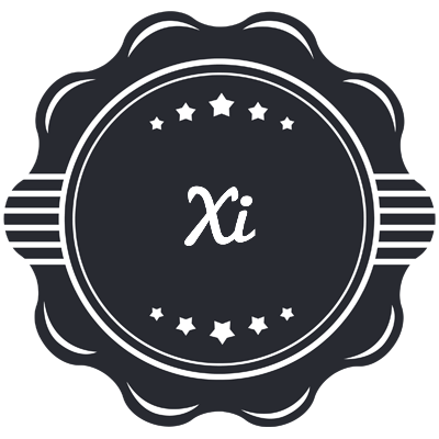 Xi badge logo