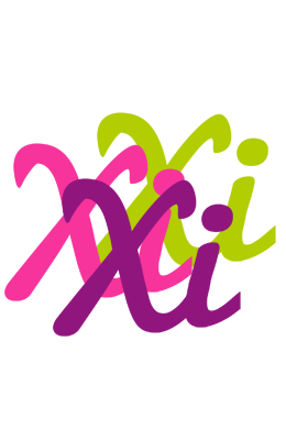 Xi flowers logo