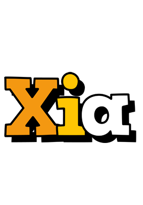 Xia cartoon logo