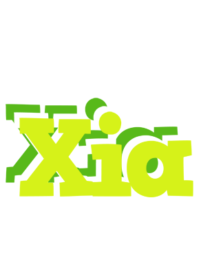 Xia citrus logo