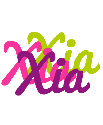 Xia flowers logo