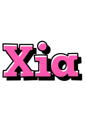 Xia girlish logo