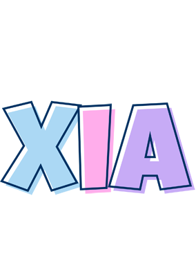 Xia pastel logo