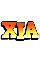 Xia sunset logo