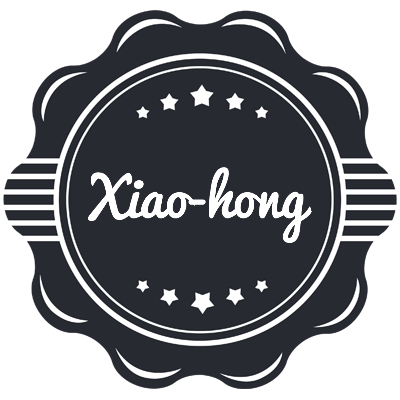 Xiao-hong badge logo