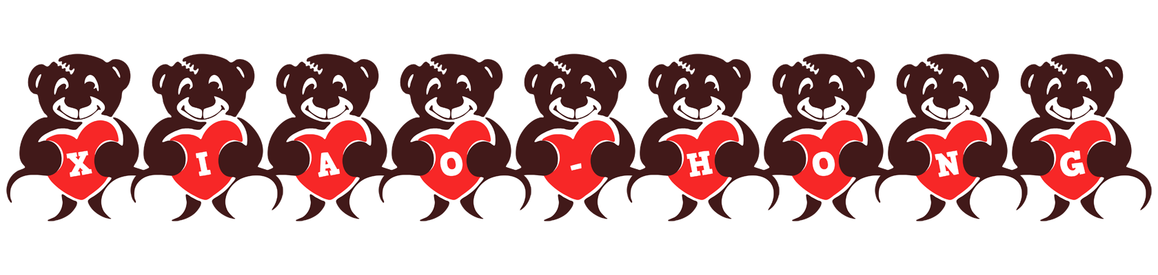 Xiao-hong bear logo