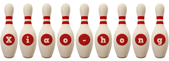 Xiao-hong bowling-pin logo