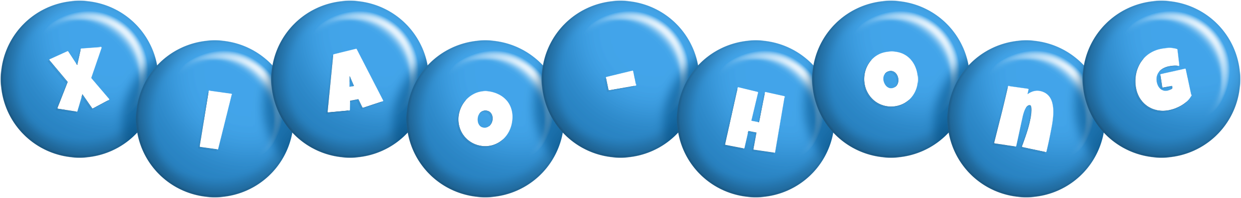Xiao-hong candy-blue logo
