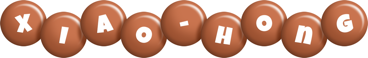 Xiao-hong candy-brown logo