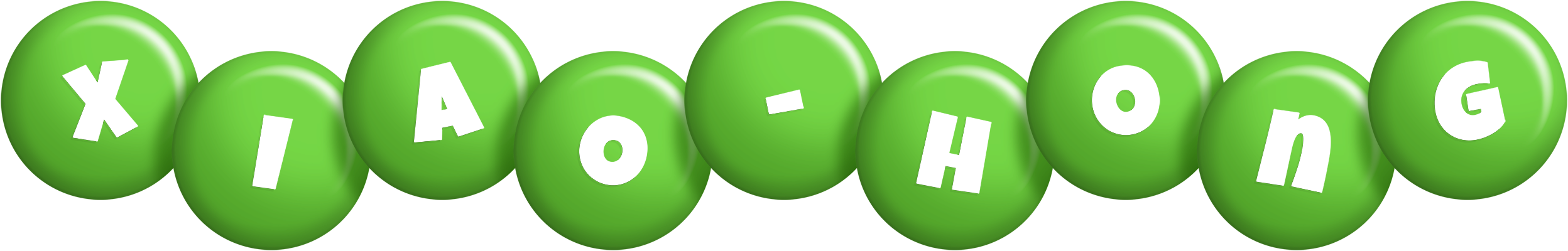 Xiao-hong candy-green logo