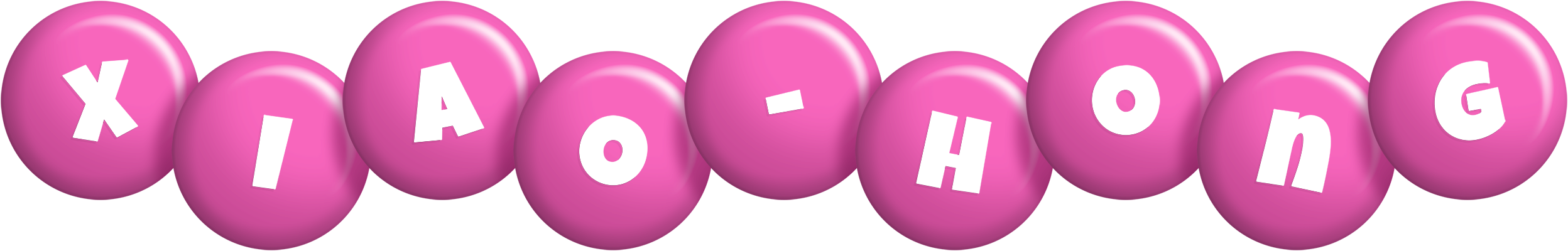 Xiao-hong candy-pink logo