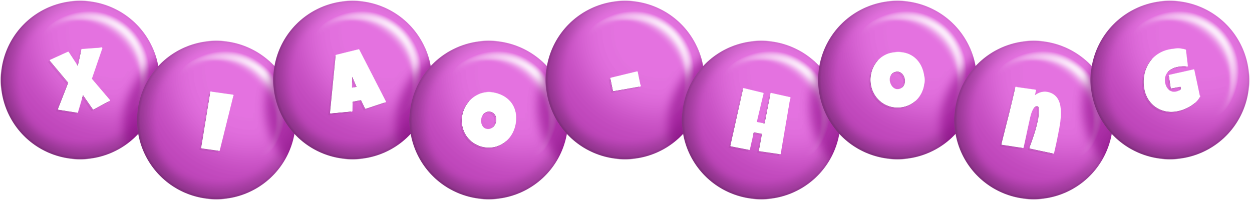 Xiao-hong candy-purple logo