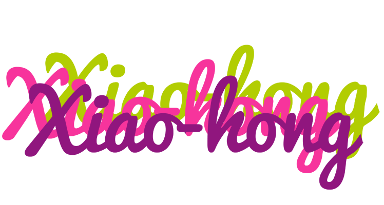 Xiao-hong flowers logo