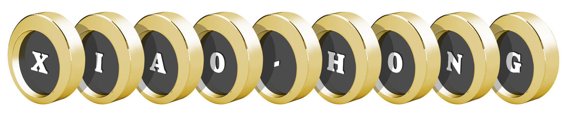 Xiao-hong gold logo