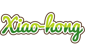 Xiao-hong golfing logo