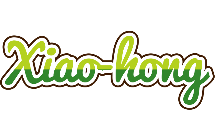 Xiao-hong golfing logo