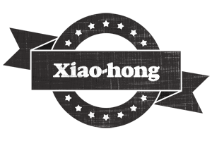 Xiao-hong grunge logo