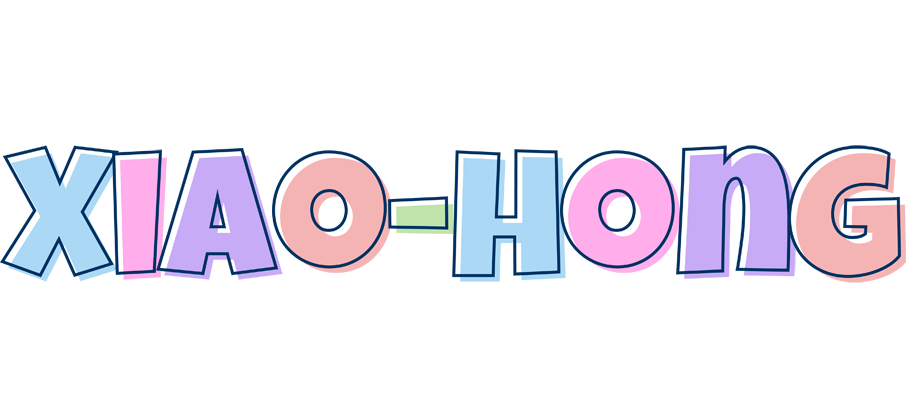Xiao-hong pastel logo