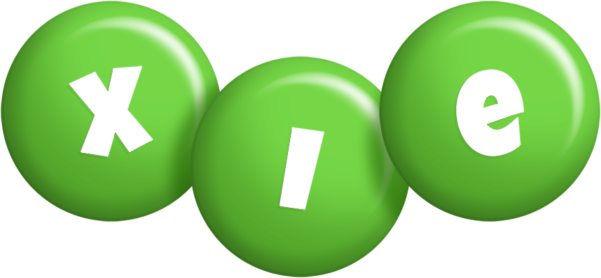 Xie candy-green logo