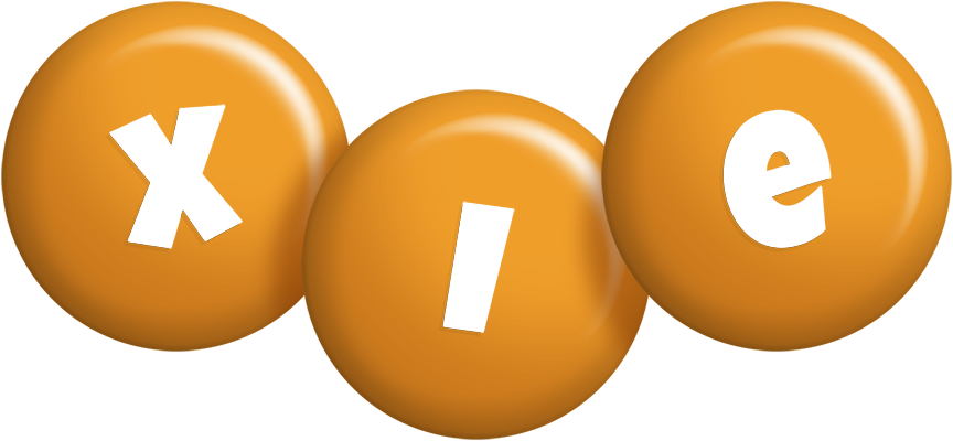 Xie candy-orange logo