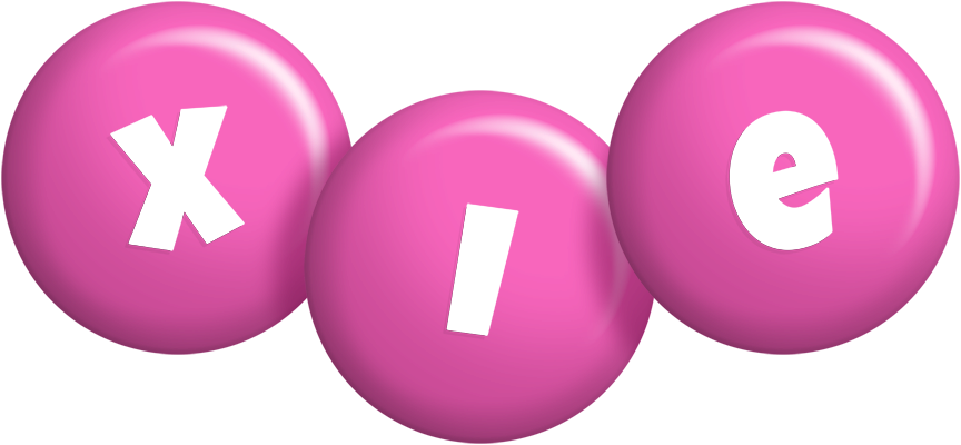 Xie candy-pink logo