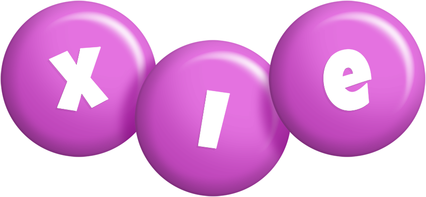 Xie candy-purple logo