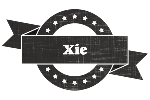 Xie grunge logo