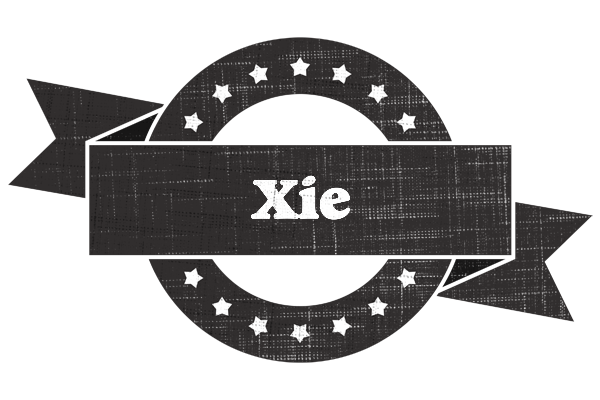 Xie grunge logo