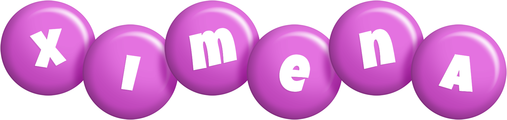 Ximena candy-purple logo