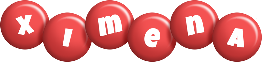 Ximena candy-red logo