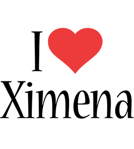 Ximena i-love logo