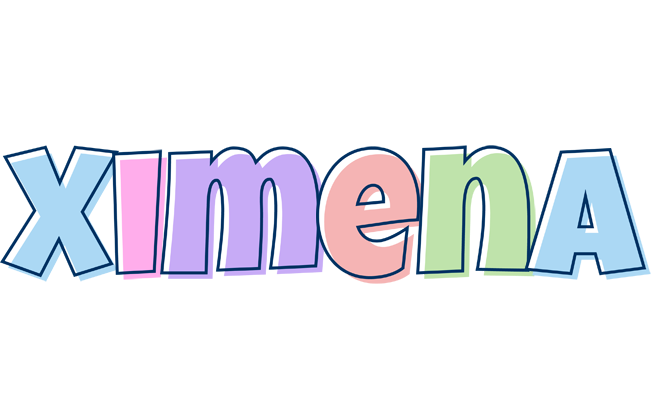 Ximena pastel logo